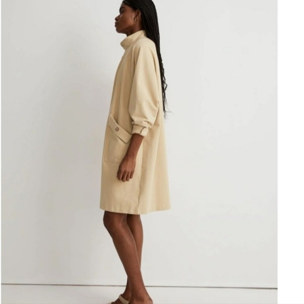 Madewell Womens Structured Terry Longline Coat Size XS